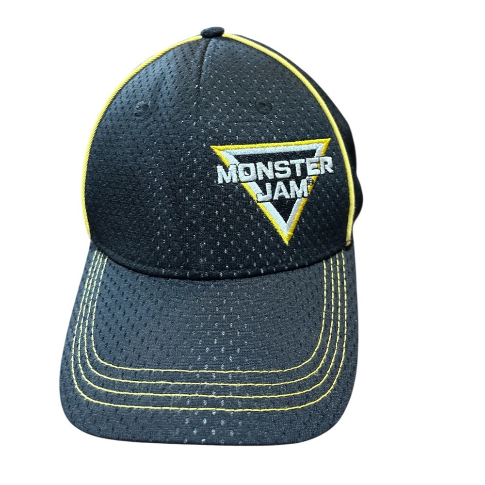 Monster Jam Black and Yellow Cap